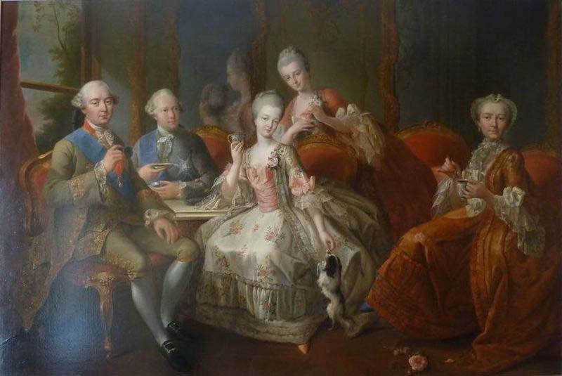 unknow artist The family of the Duke of Penthievre oil painting image